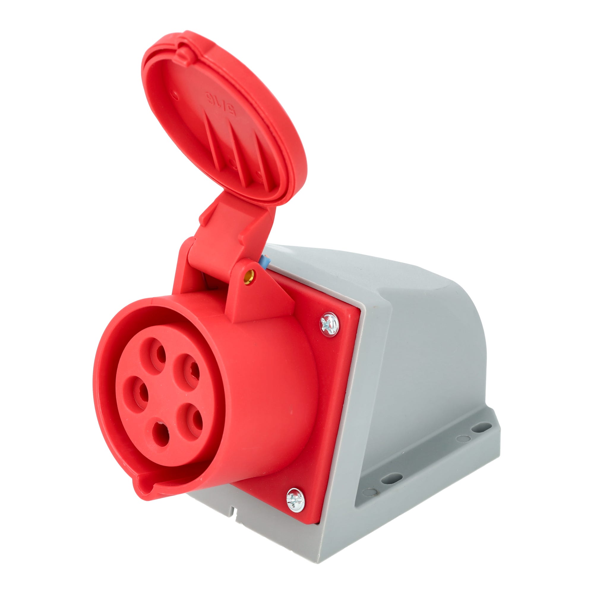 Spina Femmina Anello 16A 2P+T - Zenitech Nero Per Collegamenti Elettrici Sicuri - Foto 3