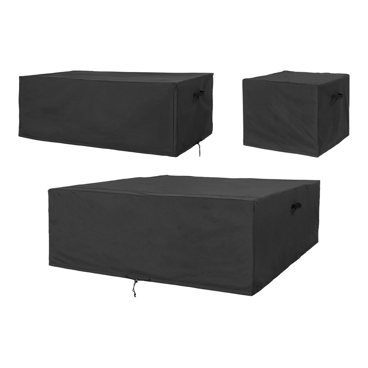 Pokrowiec Ochronny na Meble Ogrodowe Luxury, Poliester, Czarny, Seven Design