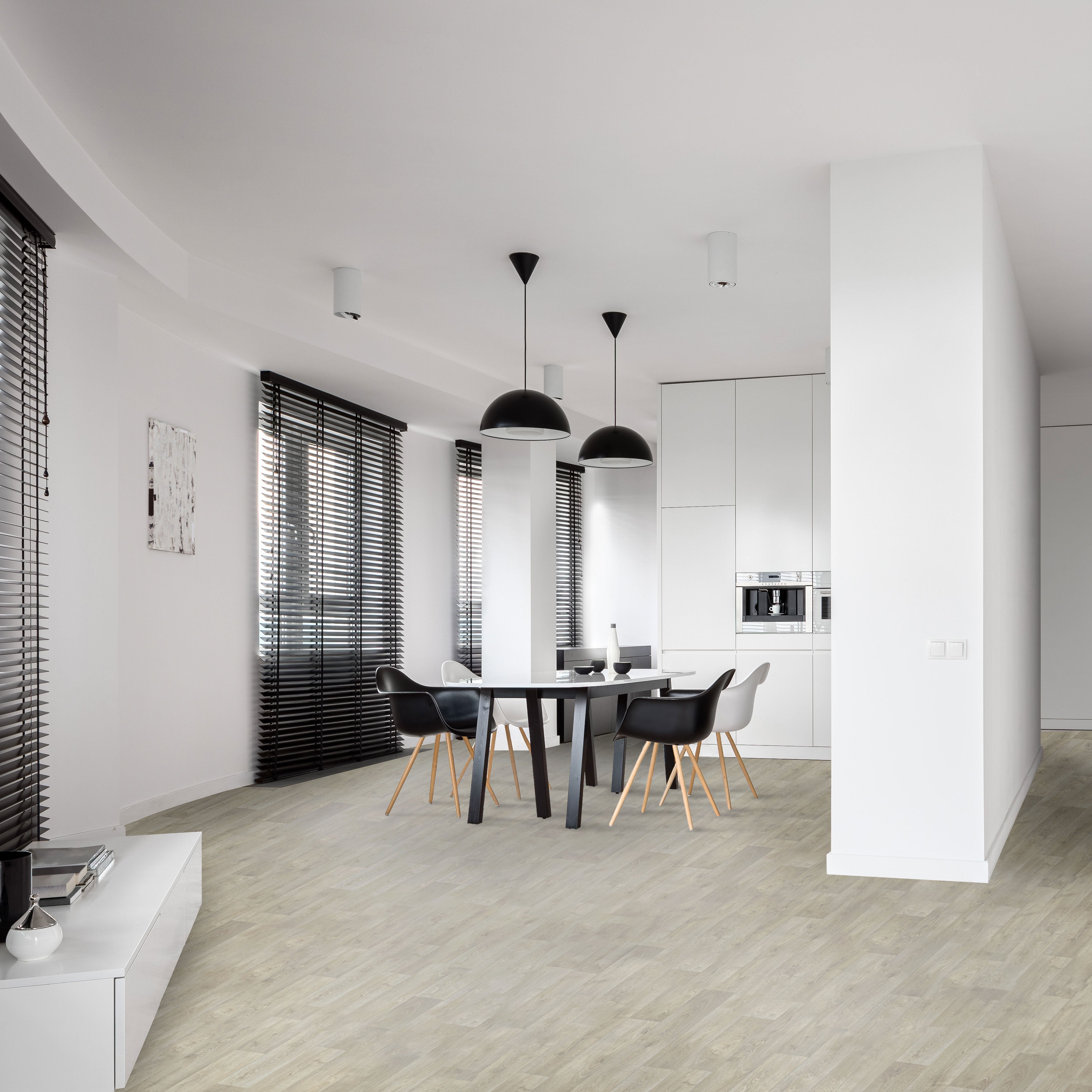 Wykładzina Multidecor PCV Eruption Knox jasna szara deska, cena za 1 m² - 4