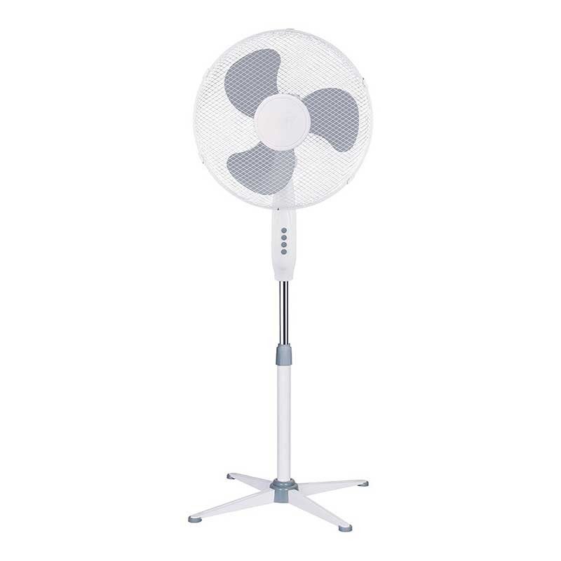 Ventilateur sur pied EDM 45W - 40cm - Blanc 33500 - 7