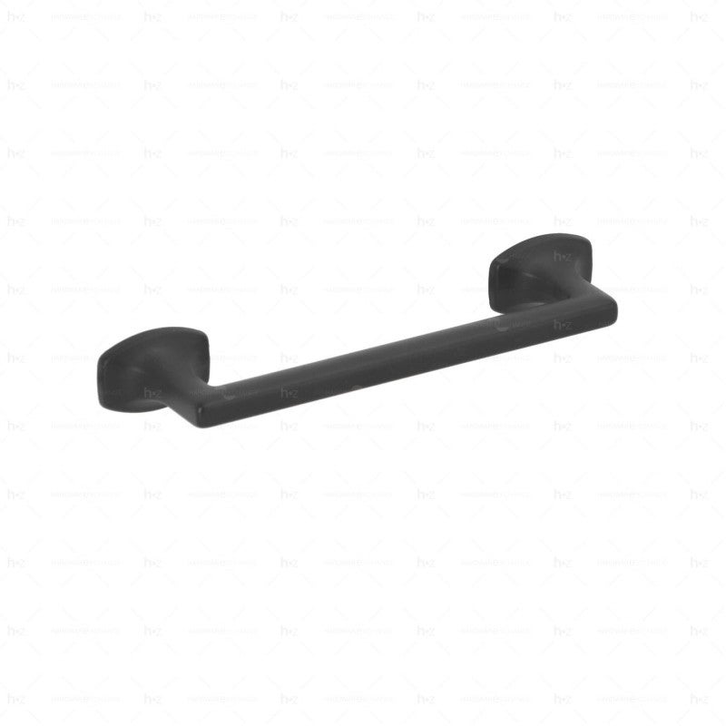 Lot De 2 Poignées Pour Porte En Verre - 20 X 20 Mm - Zamac Noir Mat