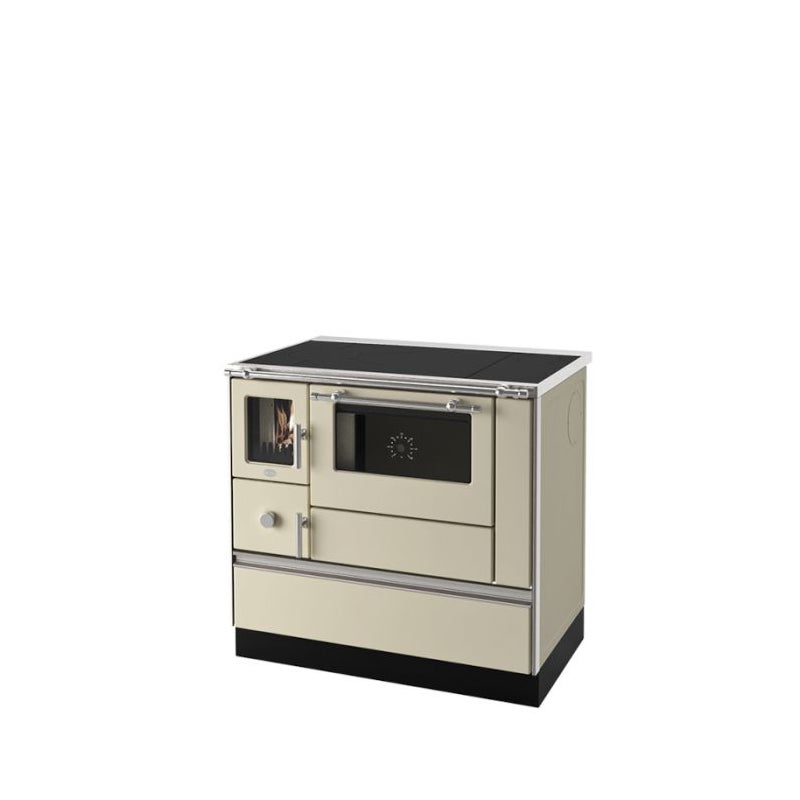 Kuchenka opalana drewnem Eva Calor mod. Penelope 90 - CREMA