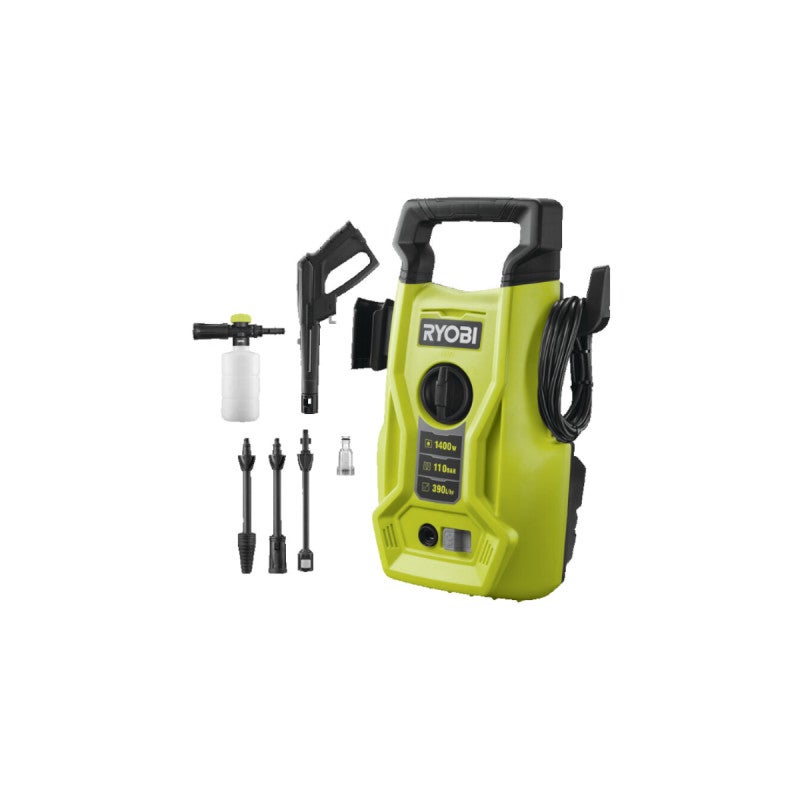 Myjka ciśnieniowa Ryobi 1400 W 110 bar zielona