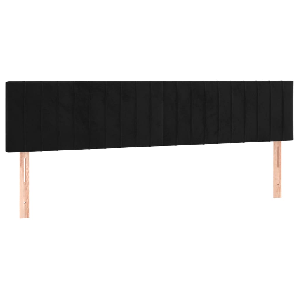 Maison Exclusive - Têtes de lit 2 pcs Noir 100x5x78/88 cm Velours - 2