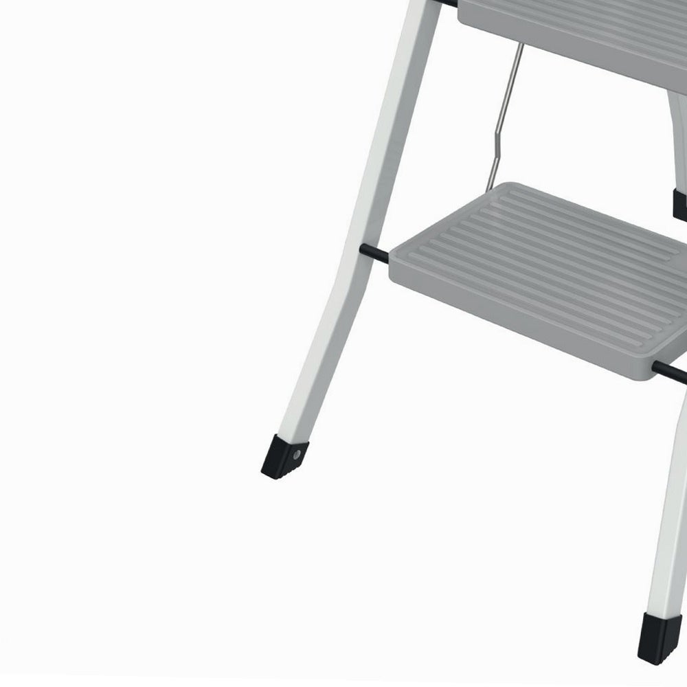 Escabeau pliable WERKA PRO 3 marches avec main courante métal peint - 8