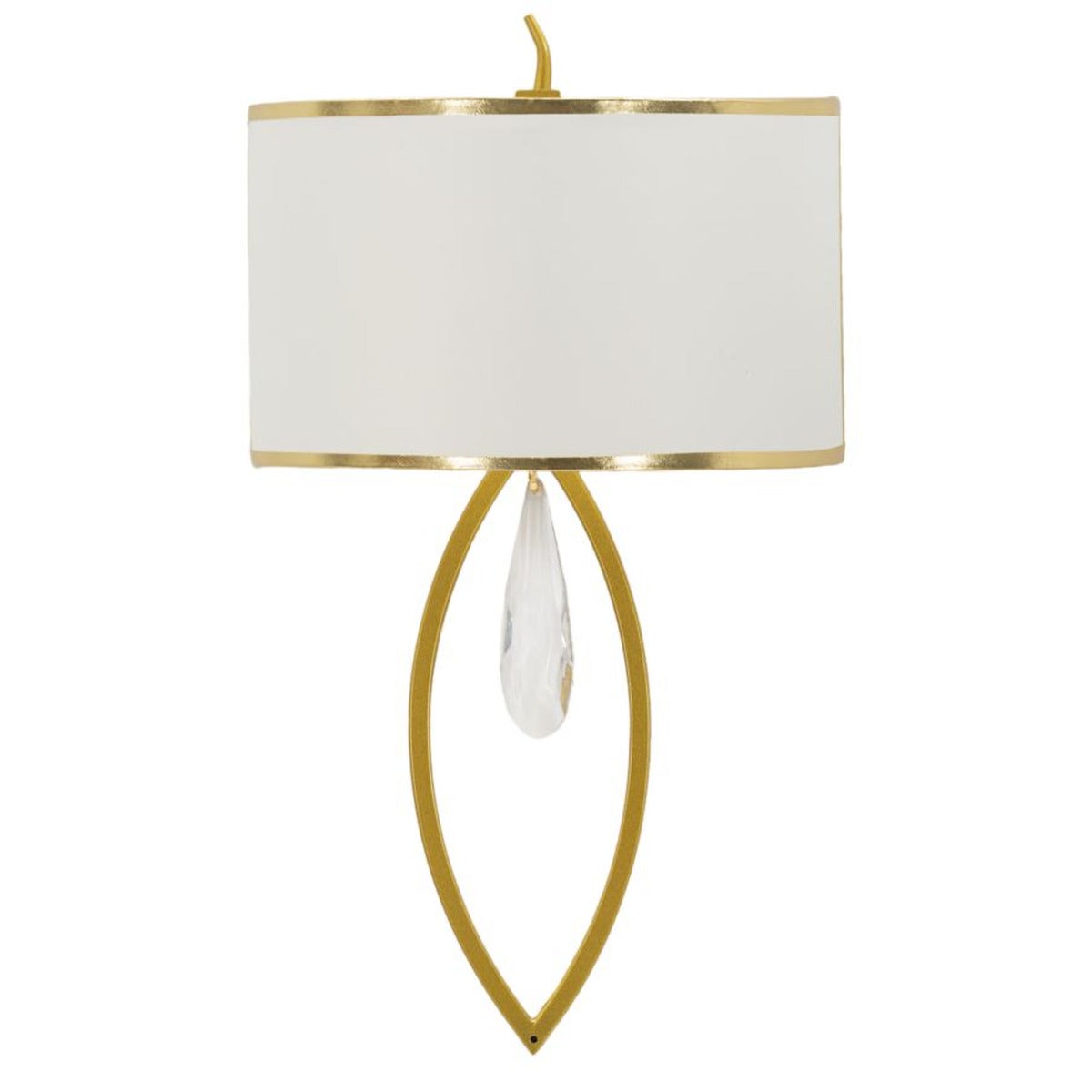 Lampa ścienna Bertram, Tkanina, Biały, Seven Design