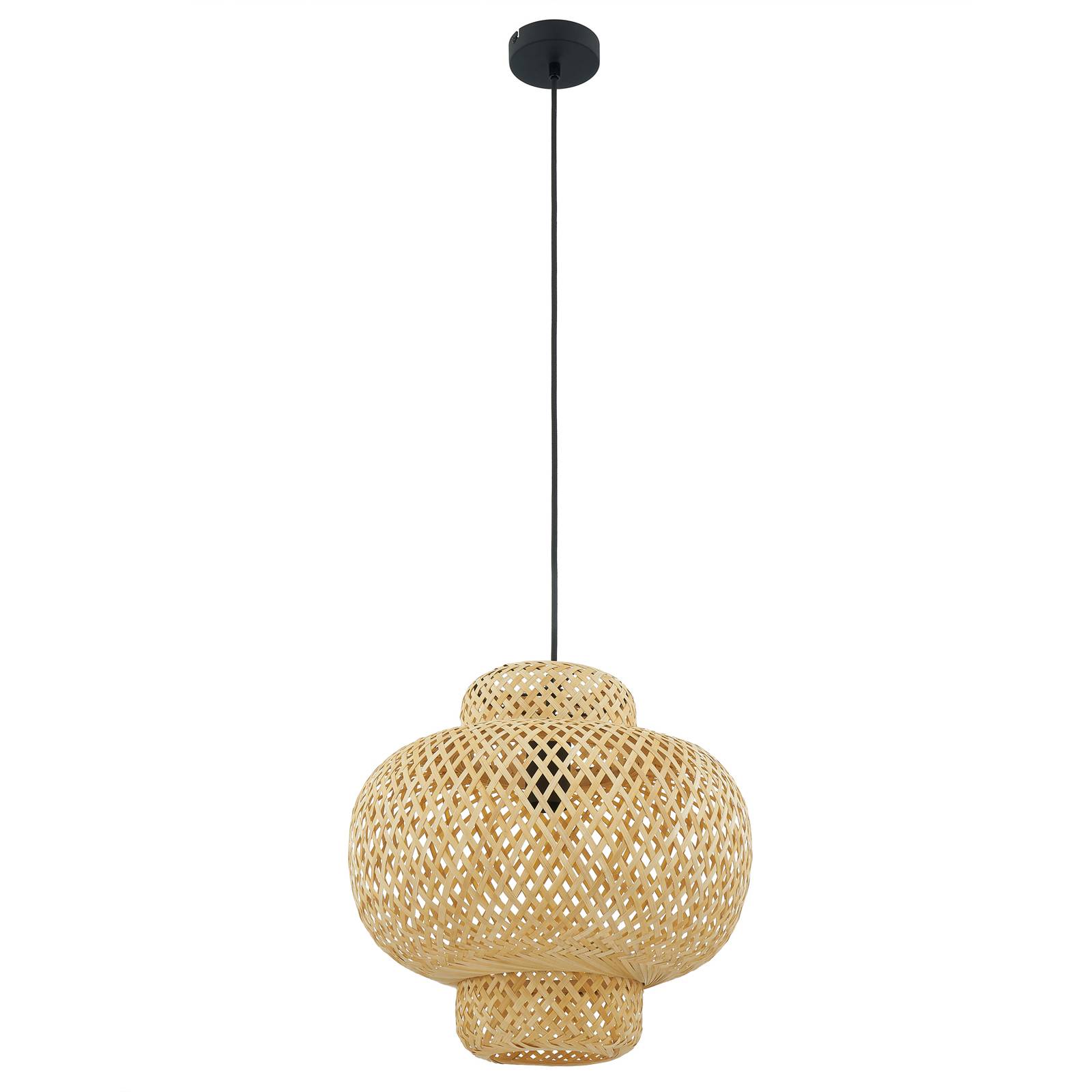 Suspension en rotin 50 cm x 155 cm E27 Samantha | Lúzete