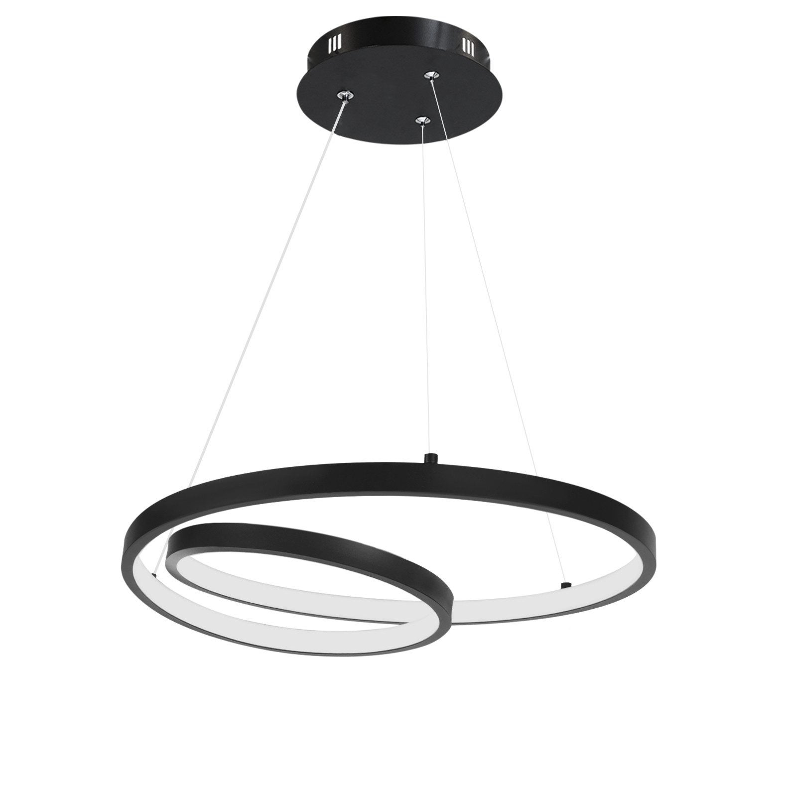 ZMH Lampa wisząca 40 cm, nowoczesny design do salonu, sypialni, kuchni i jadalni - 6