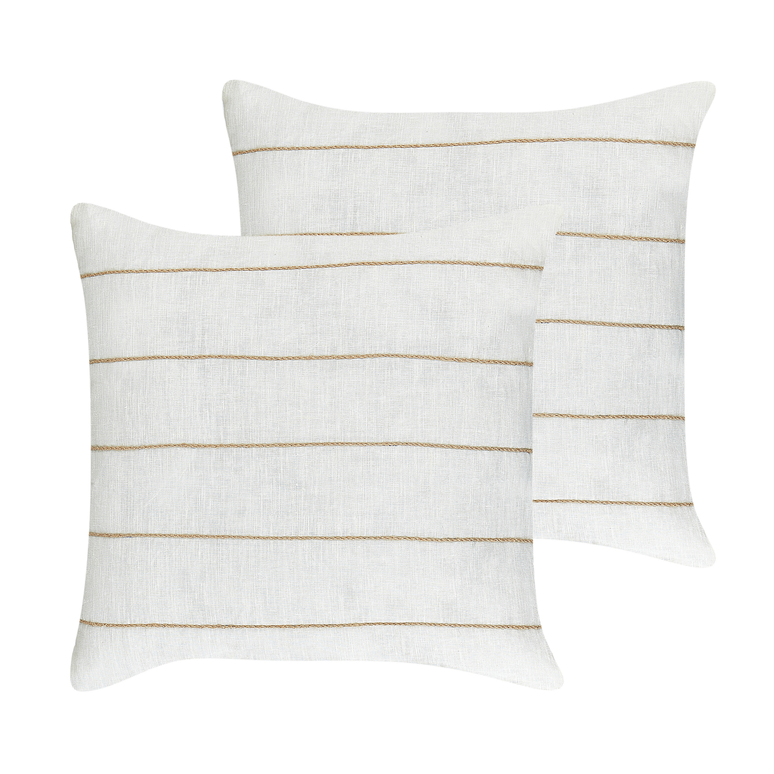 Beliani Set Di 2 Cuscini Decorativi In Bouclé Beige A Forma Di Lettere XO – Morbidi E Moderni Per Divano E Letto