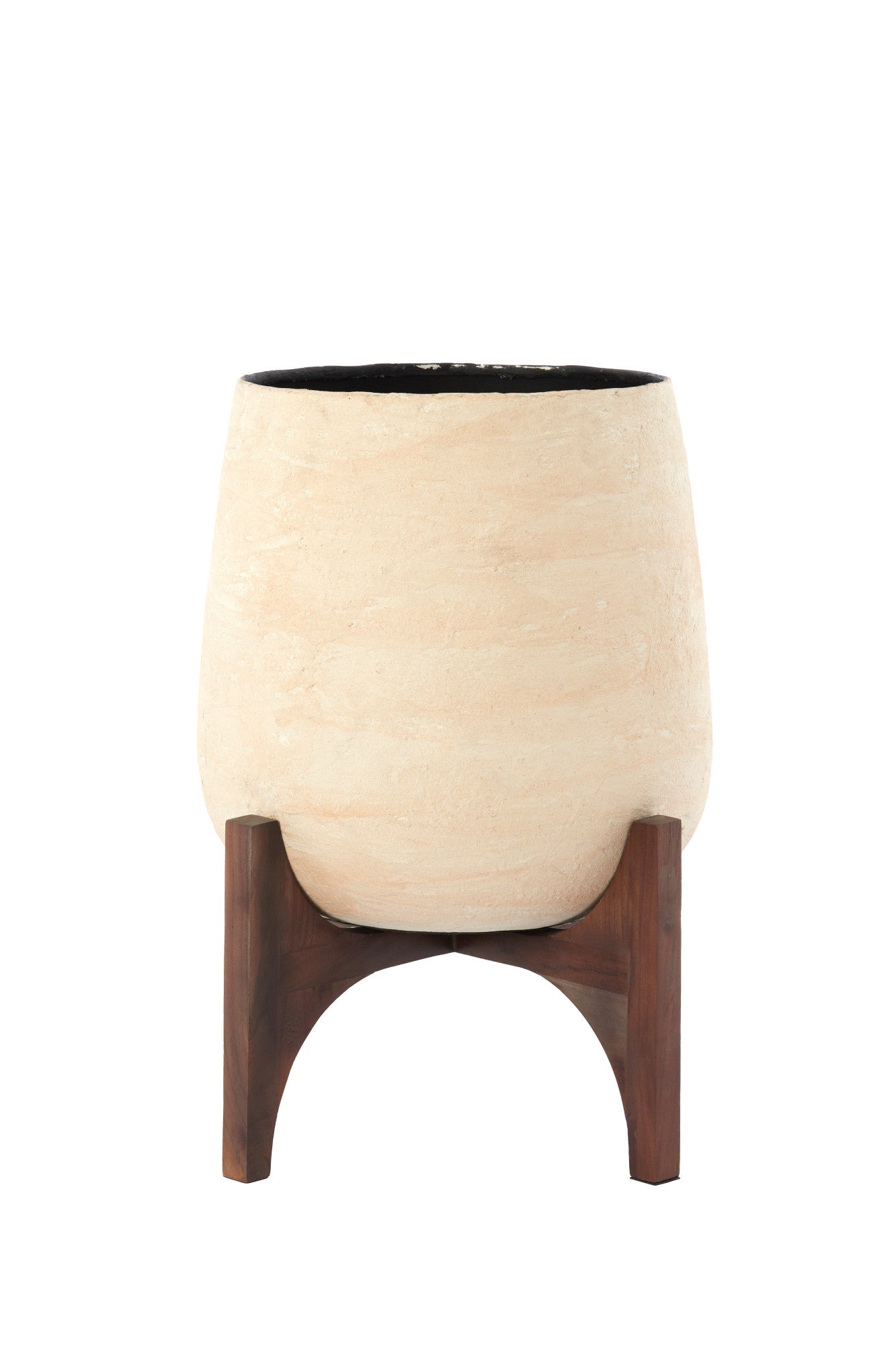 Vaso Light & Living KARUNA su base in legno beige e papier-mâché – Ø44x53 cm - 2