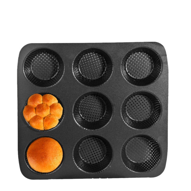 Naczynie do pieczenia, stal węglowa, ciemnoszare, 32 x 30 x 3,2 cm