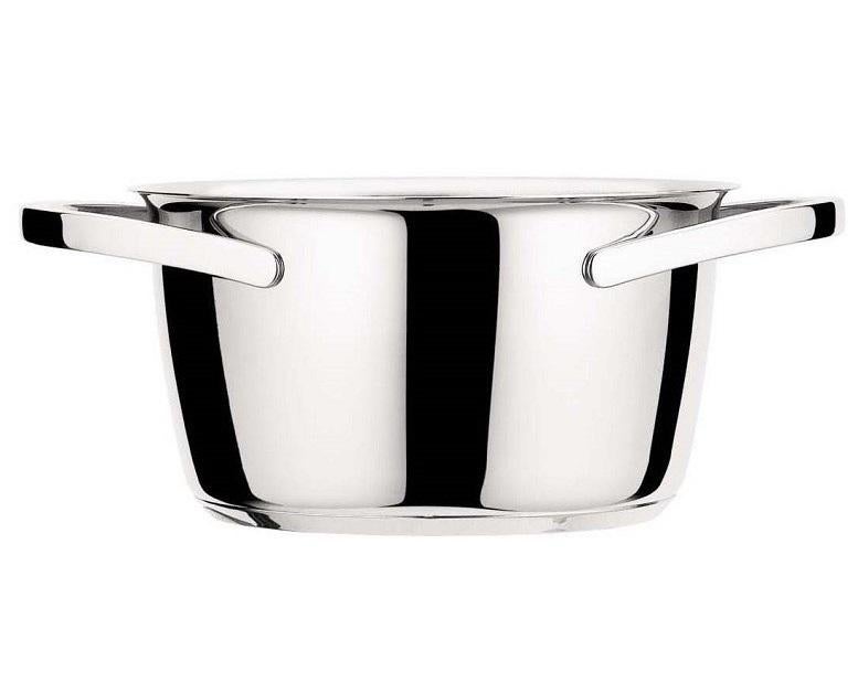 Casseruola Giannini Kuoka 3,1 Litri Acciaio Inox - Ø 20 Cm, Adatta A Induzione, Design Impilabile Salva Spazio