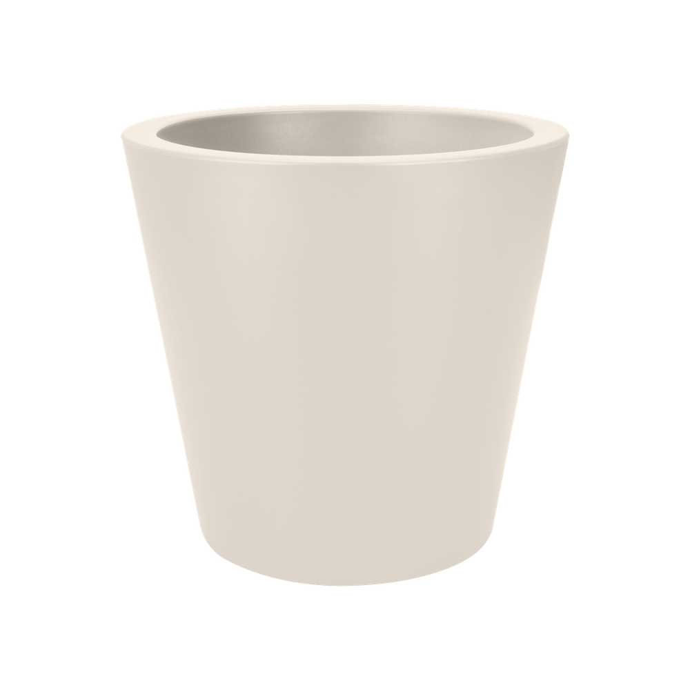 Elho Pure Straight Round 50 - Blanc - L 50 x B 49.5 x H 51 cm ...