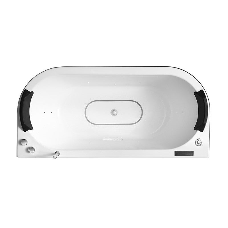 Baignoire balneo NEO BLACK 1 place ARCHIPEL® 180x86 - 2