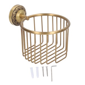Porte-Papier Toilette Muralavec Etagre de RangementAuto-adhsif sans