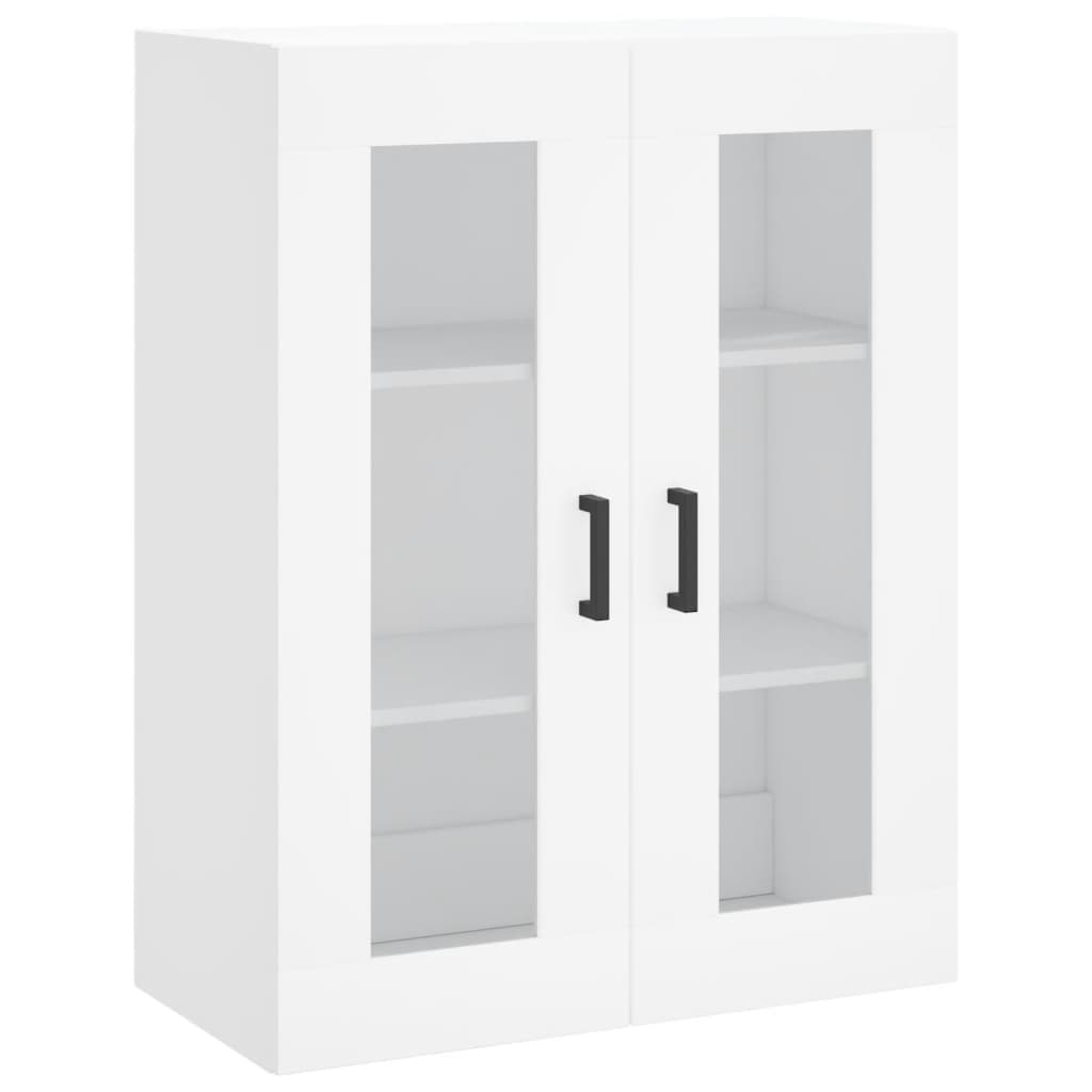 vidaXL Buffet haut Blanc 69,5x34x180 cm Bois d'ingénierie - 5