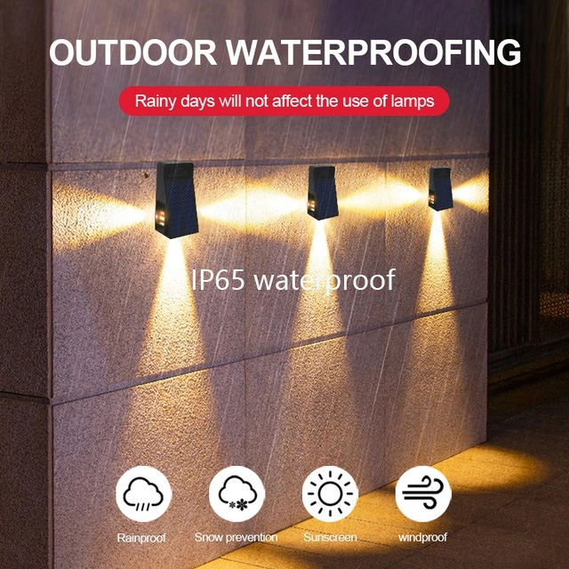 Confezione Da 2 Luci Solari Da Esterno Con 3 Modalità Di Montaggio: Parete, Terra O Palo. Illuminazione Automatica Per Giardino, Patio E Recinzione.