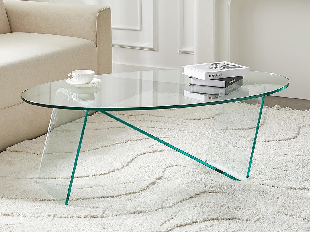 TavoLino in vetro temperato Trasparente ELOWEN Leroy Merlin