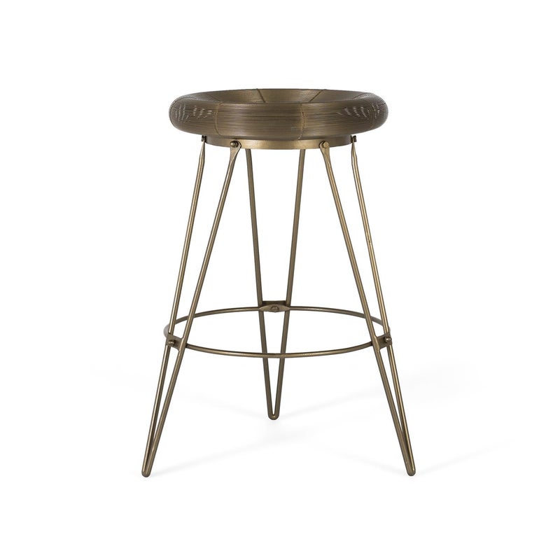 Wysoki stołek barowy metalowy o wysokości 76 cm