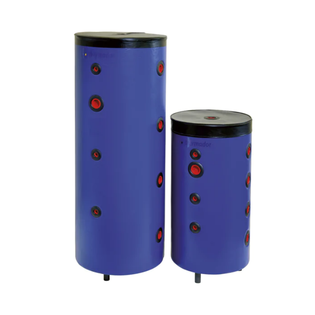 Ballon Tampon 800L Sannover - 9 Piquages, Gris, Capacité 800 Litres
