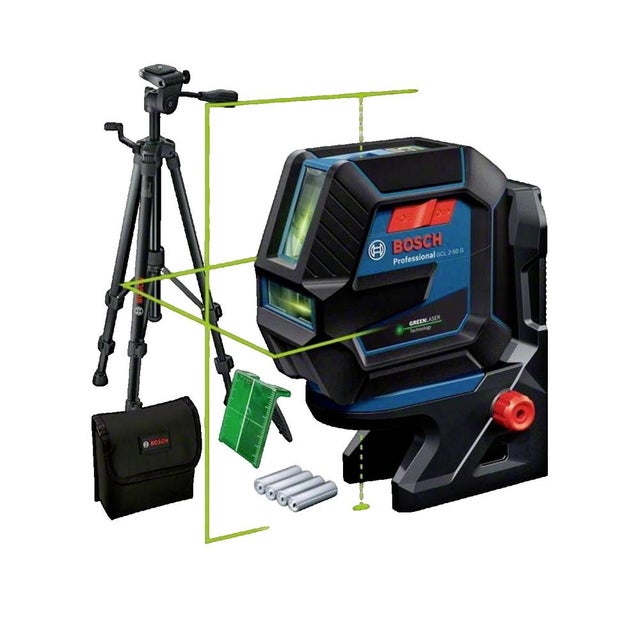 Laser lignes et points vert GCL 2-50 G + RM 10 + trépied BT 150 | 0601066M01 - Bosch