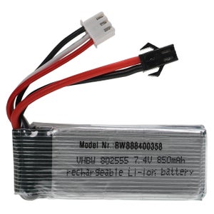 vhbw Batterie Compatible avec XH 2.54 2P connecteur pour modéle RC par ex. Voiture de Course Avion (150mAh, 3,7V, Li-polymère, 25 x 17 x 8 mm vhbw Batterie Compatible avec XH 2.54 2P connecteur pour modéle RC par ex. Voiture de Course Avion (150mAh, 3,7V, Li-polymère, 25 x 17 x 8 mm