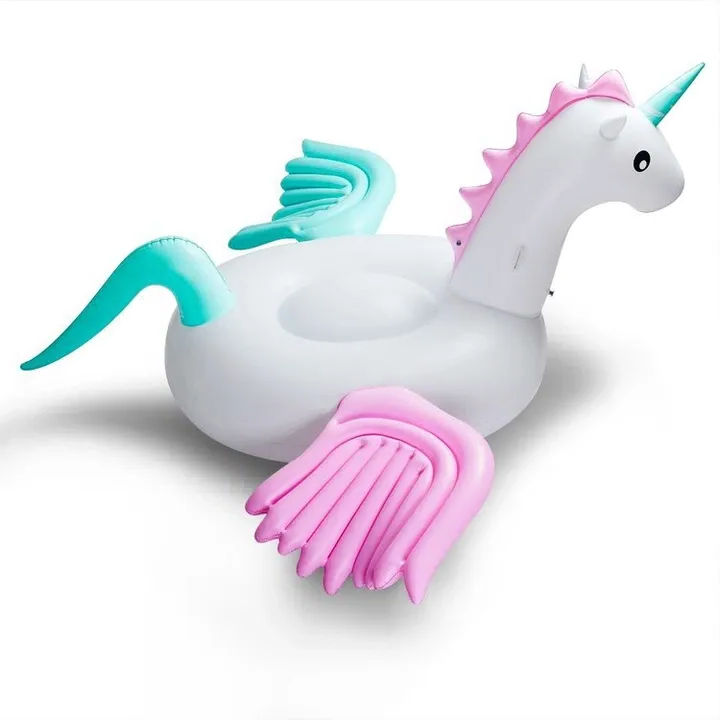Accessoire Fête Plage été Falafoty 2PCS Balles De Plage Gonflables Transparentes Licorne - Jouets Piscine Été Enfants Et Adultes