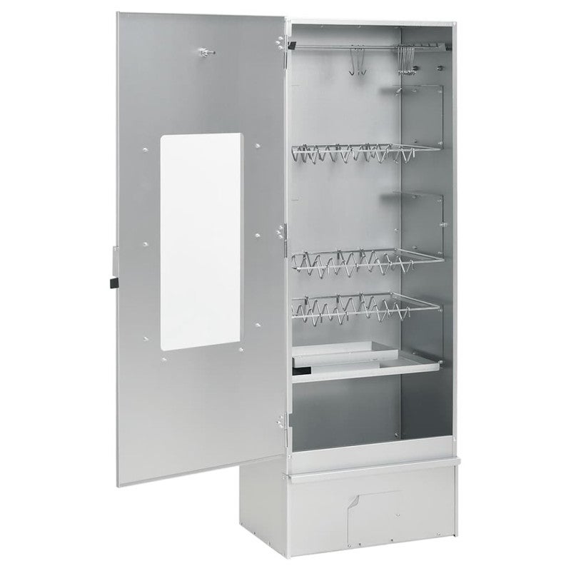 Fumoir pour four à barbecue avec copeaux de bois 44,5x29x110 cm - 6