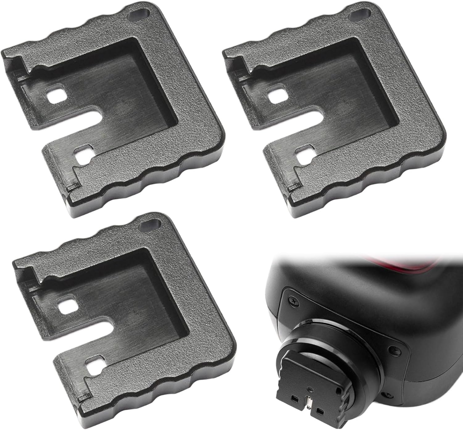 3 szt. zaślepek stopki, osłona ochronna, adapter kompatybilny z HVL-RL1 / HVL-F60RM C / HVL-F45RM / HVL-F43M / HVL-F60M