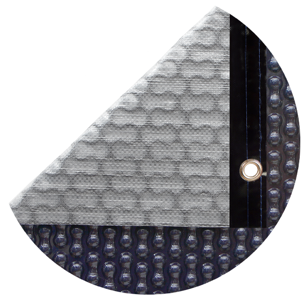 Bâche thermique 800 microns Geobubble EnergyGuard de 7 x 3m avec renfort autour du contour - 4