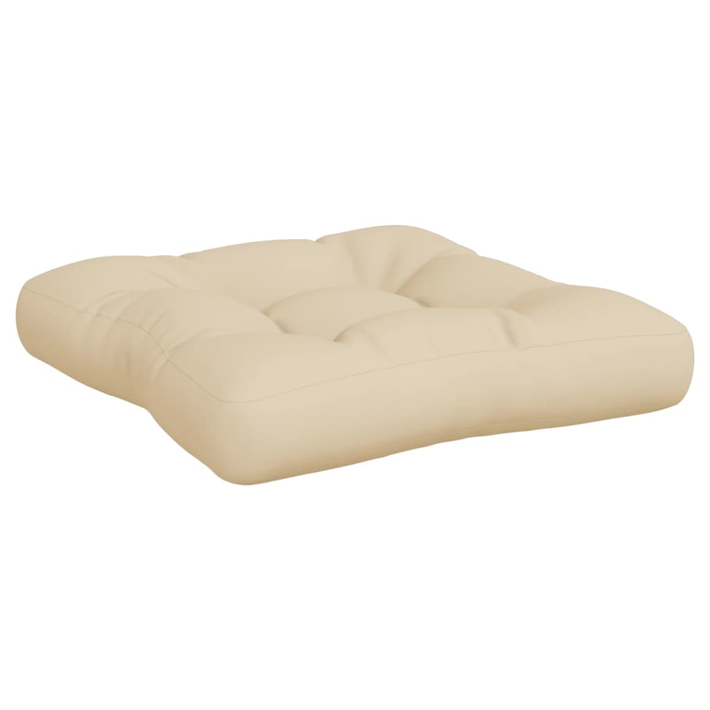 Pack 2 uds Cojín exterior | Cojines para palets tela beige CFW167823 - 6
