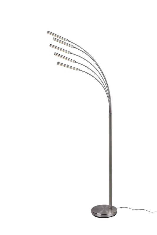 Lampa podłogowa stojąca Reed srebrna LED 4W 3000K 350lm wym: 195,5 x 30,5 x 30,5 cm metal RL
