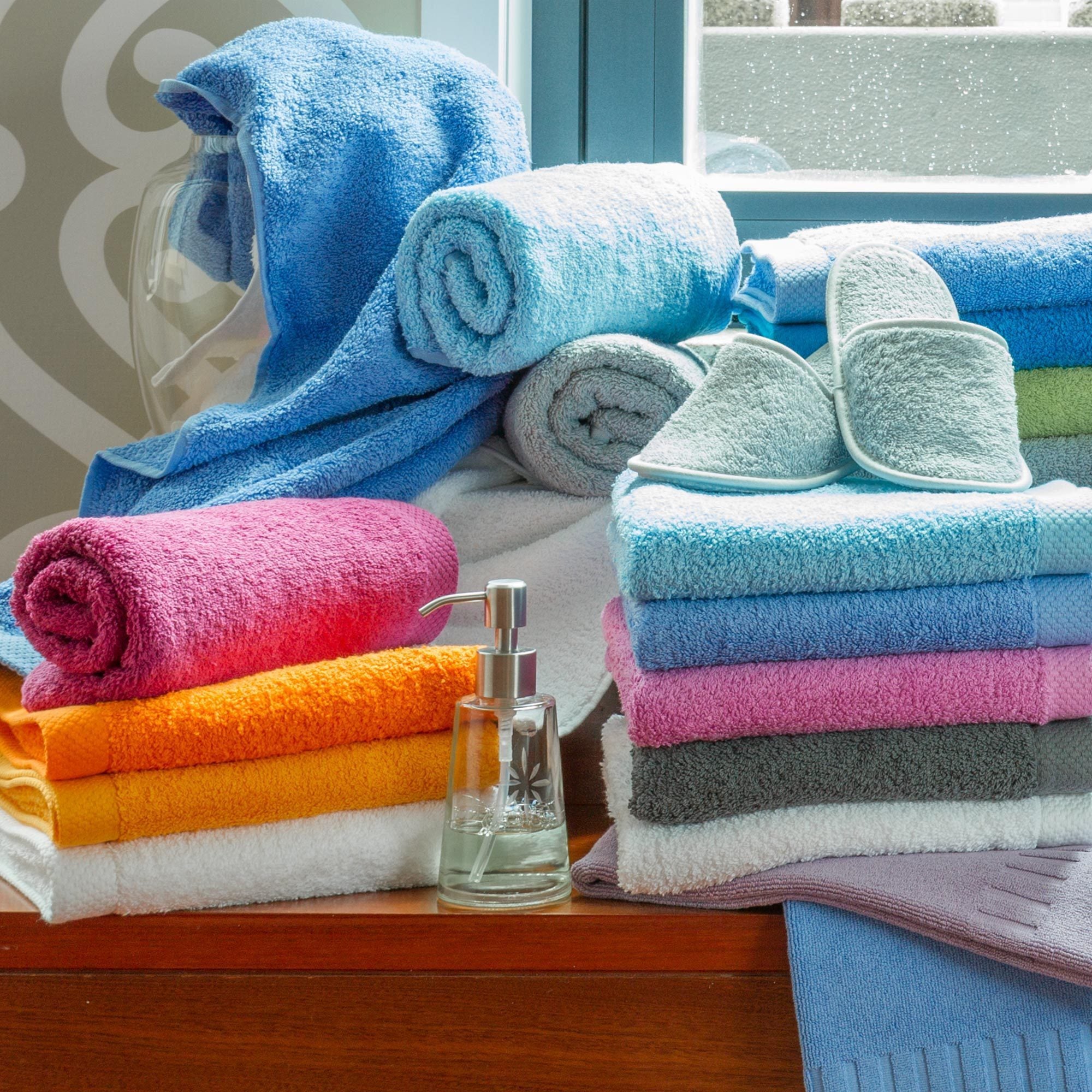 Drap de bain 100x150 cm PURE Noir 550 g/m2 - 6