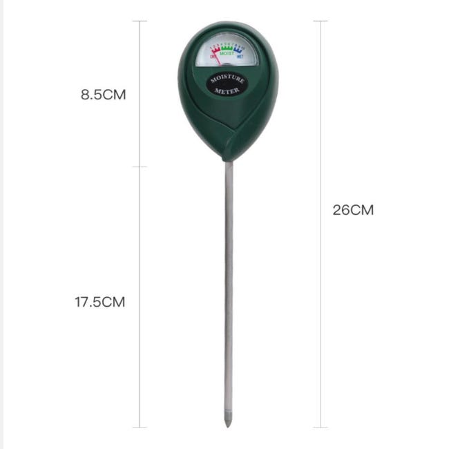 Lot De 2 Humidimètres Pour Plantes - Sonde Longue 14 Cm, Lecture Instantanée, Sans Pile - Pour Pots Profonds, Jardin, Serre