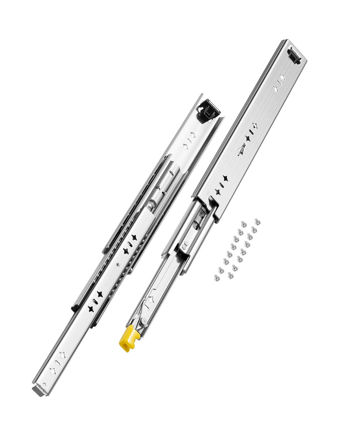 Glissières De Tiroir à Roulements à Billes 32" 250lb - Extension Complète Avec Verrou - Findmall