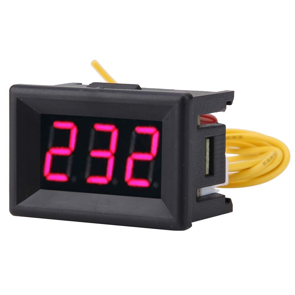 Voltmètre numérique à deux lignes à LED de 0,36 pouce, panneau de ...