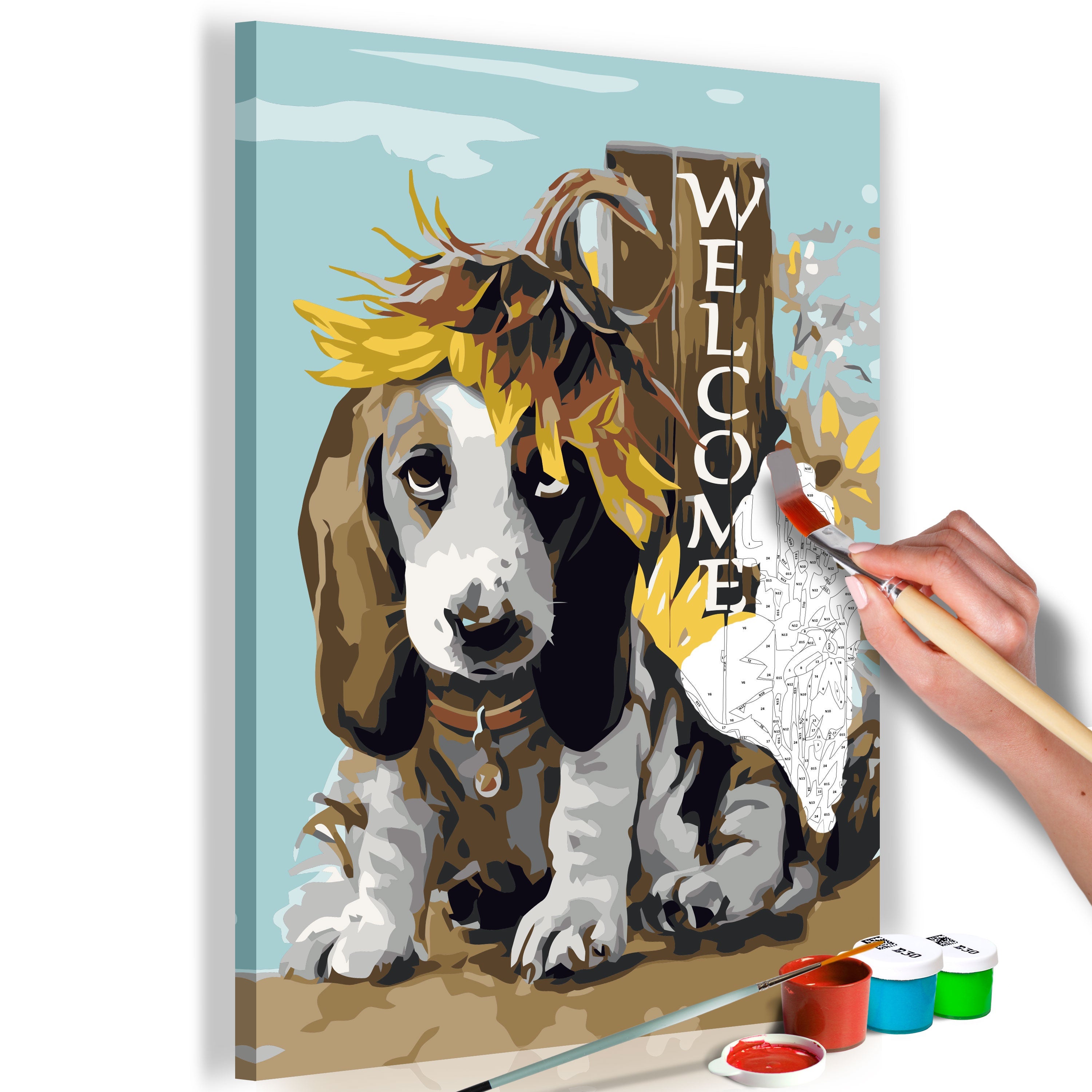 Set De 4 Pintura Por Números De Animales Para Niños De 5 A 10 Años - Kits DIY Con Marco, Lienzo Y Pintura Acrílica, Regalo Creativo Y Educativo