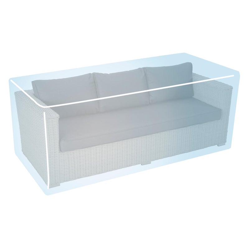 Pokrowiec ochronny na sofę ogrodową 3-osobową z polipropylenu 246 x 94 x 69 cm