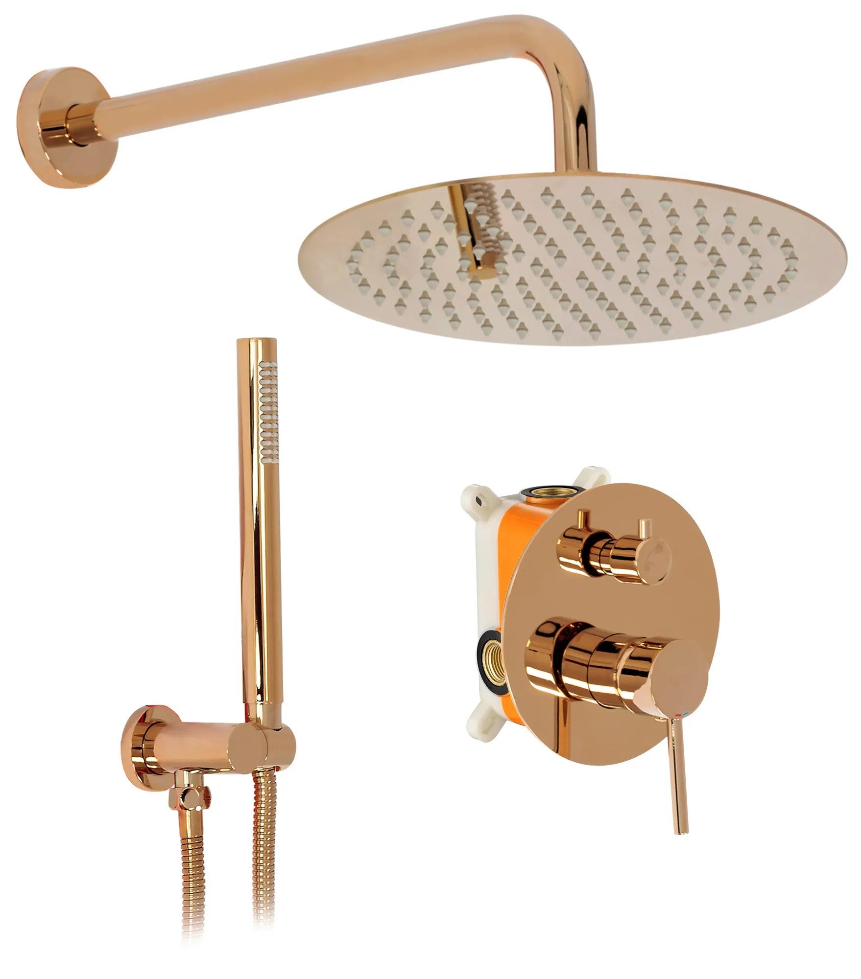 Rea Set De Duș Incastrabil Lungo Copper + Box