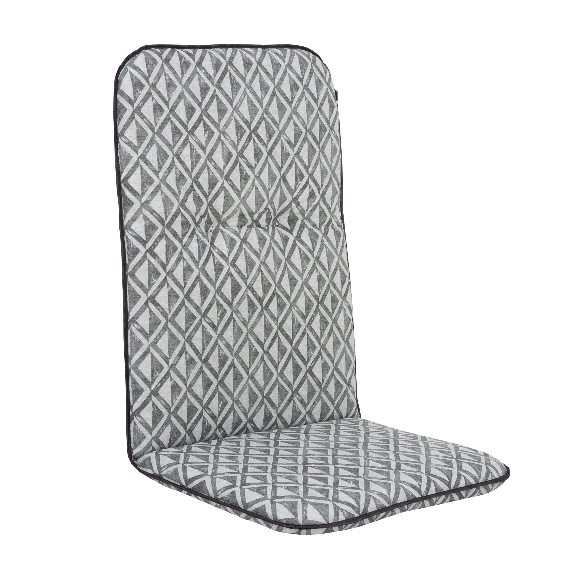 Poduszka na fotel 116 x 50 cm Classic Hoch geometryczny jasnoszary PATIO
