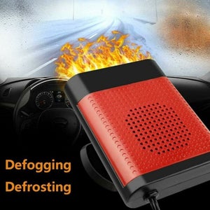 Chauffage De Voiture 2 En 1 12V 150W, Dégivreur De Pare-brise, Refroidisseur Et Allume-cigare, Rouge. | Leroy Merlin