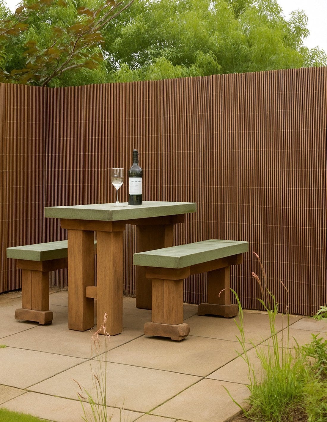 JARDIN202 - Cerramiento de Mimbre Natural Ecológico 80% Ocultación ...
