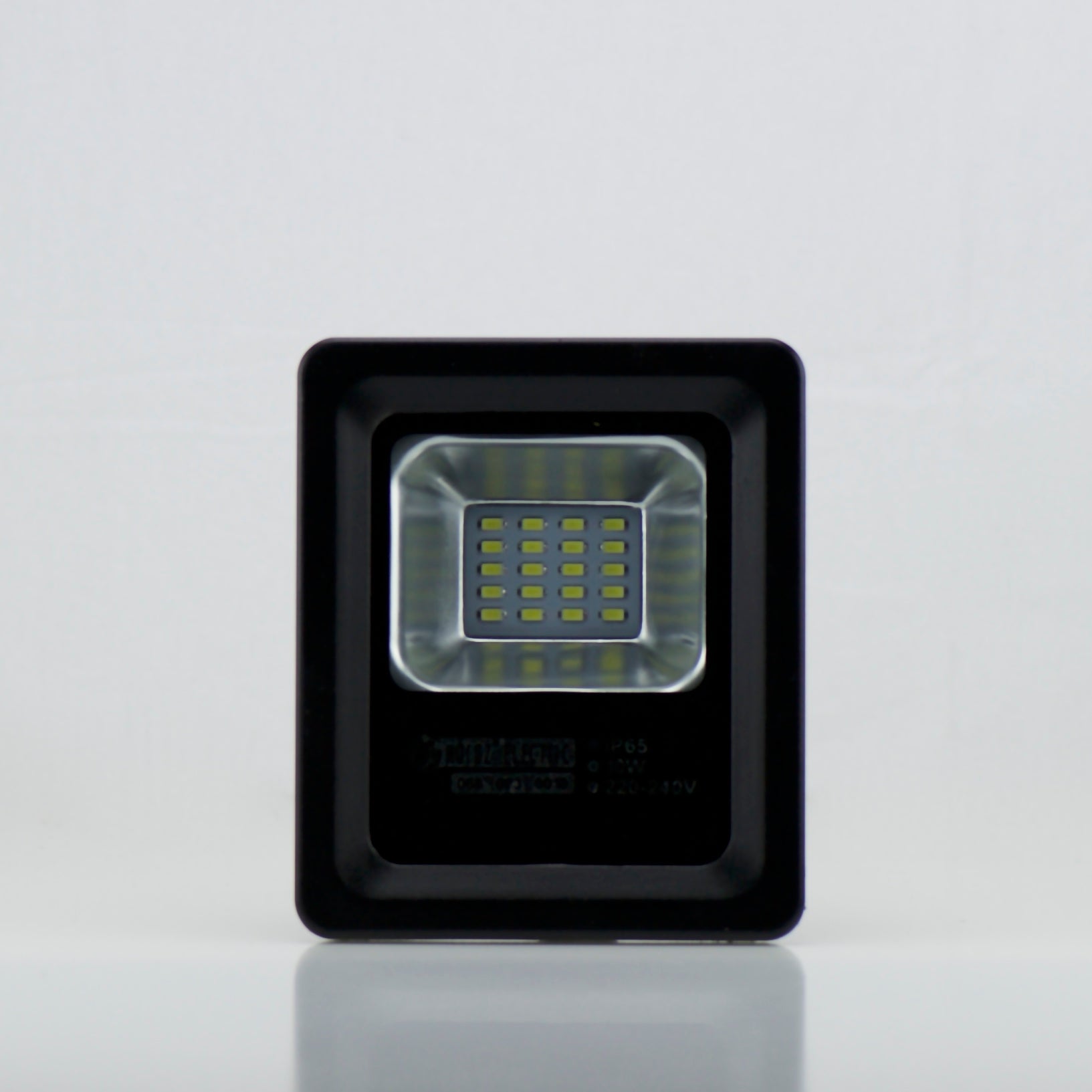 Projecteur à LED extra plat 10W IP65 6500K Dim. 121.6x156.3x44.5mm - 2