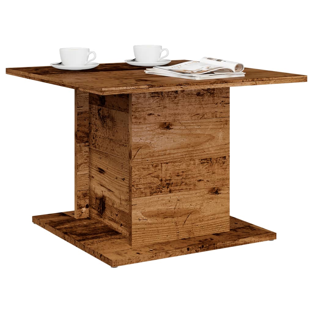 Stolik kawowy, stare drewno, 55,5x55,5x40 cm vidaXL