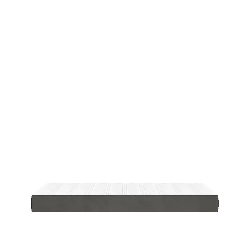 Materac vidaxl z sprężynami kieszeniowymi welur 140x210 cm średnia twardość