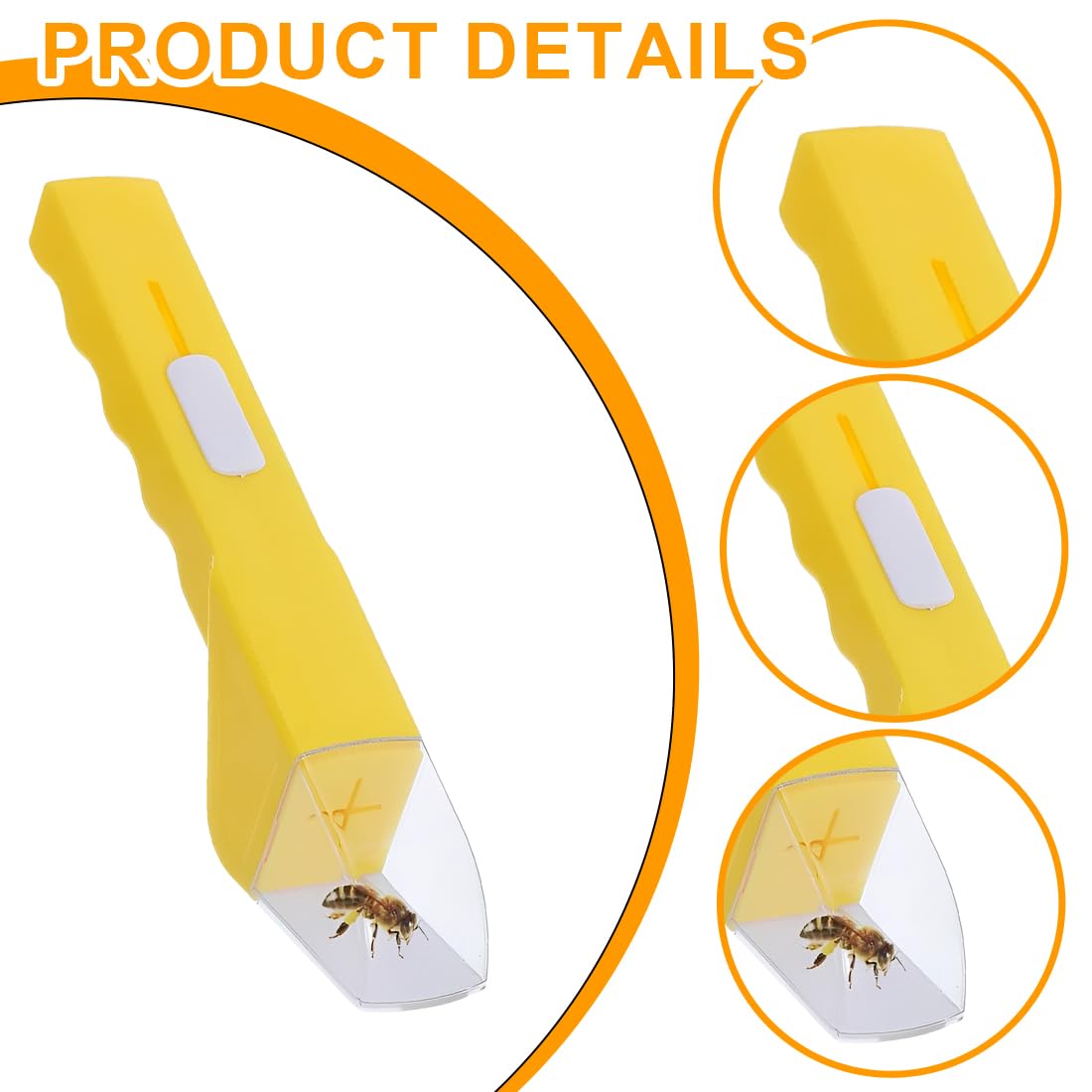 2 Pièces Explorateur Extérieur Jouets, Attrape Insecte, Attrape Insectes Vivants, Cadeau de Jouets d'extérieur pour Enfants Garçons Filles (Jaune) | Leroy Merlin