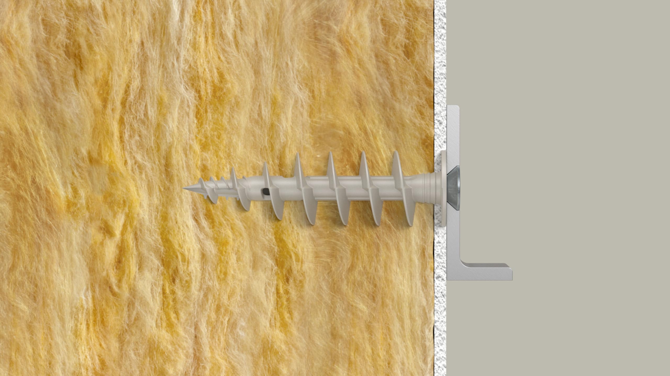 Fischer FID II 50 mm, 4x Tasselli con Vite per Cappotto, Isolanti, per Fissaggio Carichi Leggeri, 573823 - 3