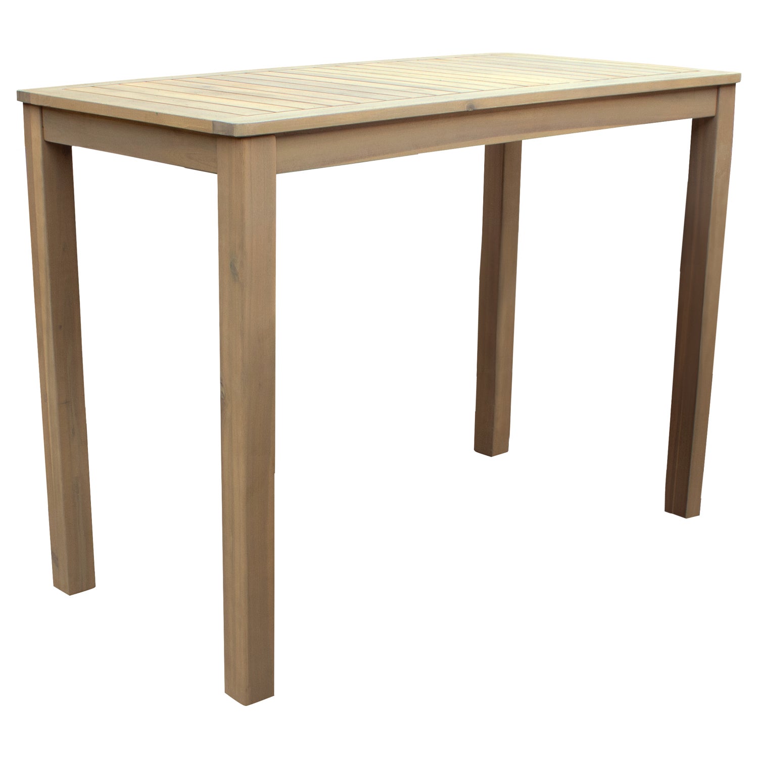 4-osobowy stół stojący ARUBA z drewna akacjowego - piaskowe poduszki - 3