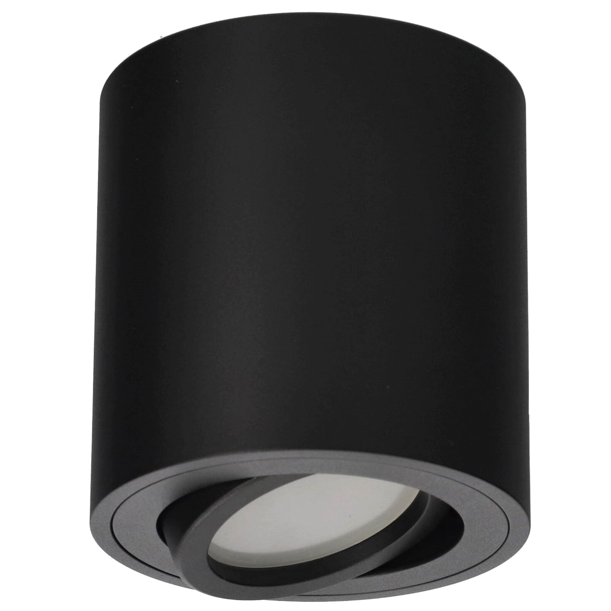 Spot en saillie Malda Black IP20 GU10 rond noir EDO SOLUTIONS