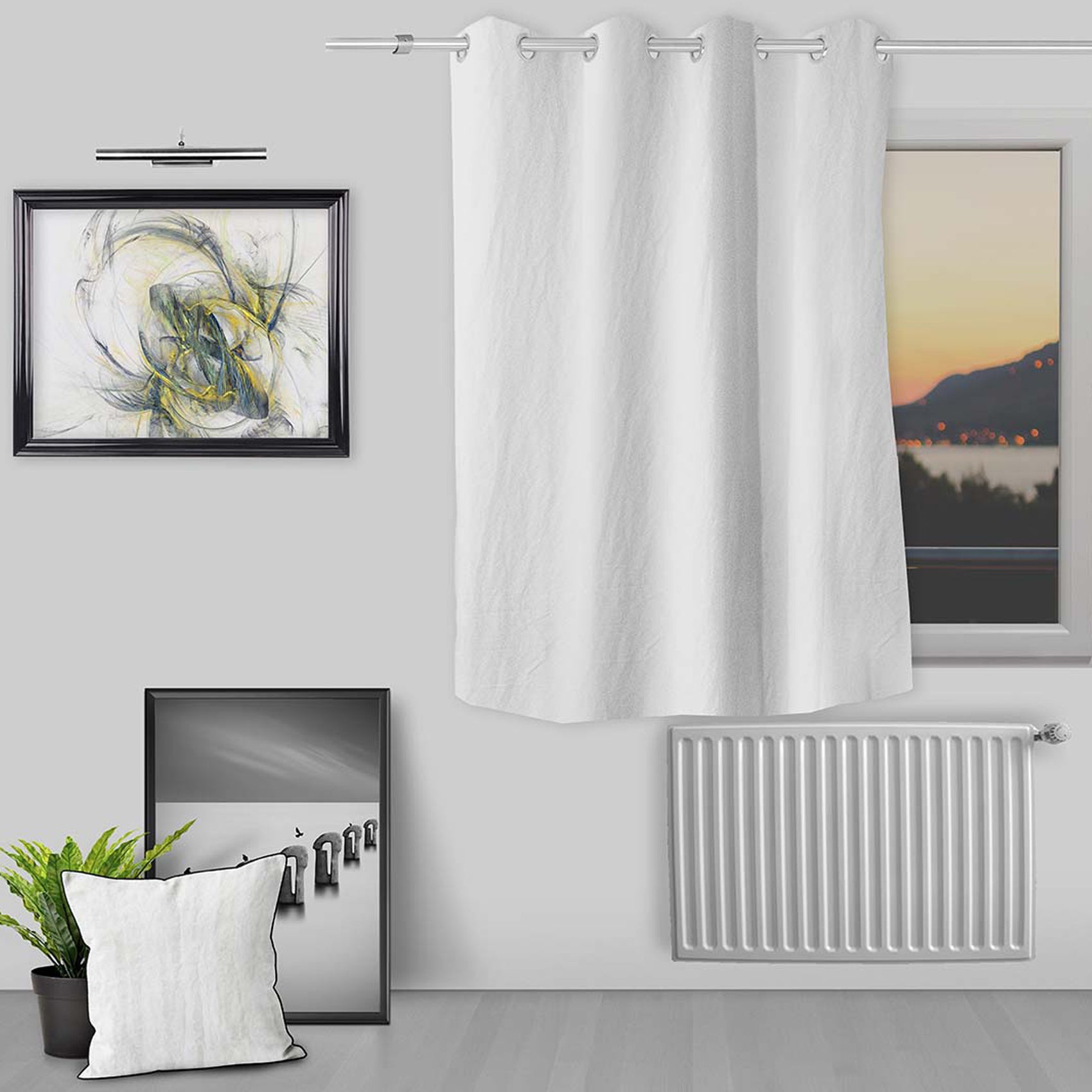 Rideau Bohème à œillets Blanc 135x180 Cm Polyester Leroy Merlin Rideau Bohème à œillets Blanc 135x180 Cm Polyester Leroy Merlin